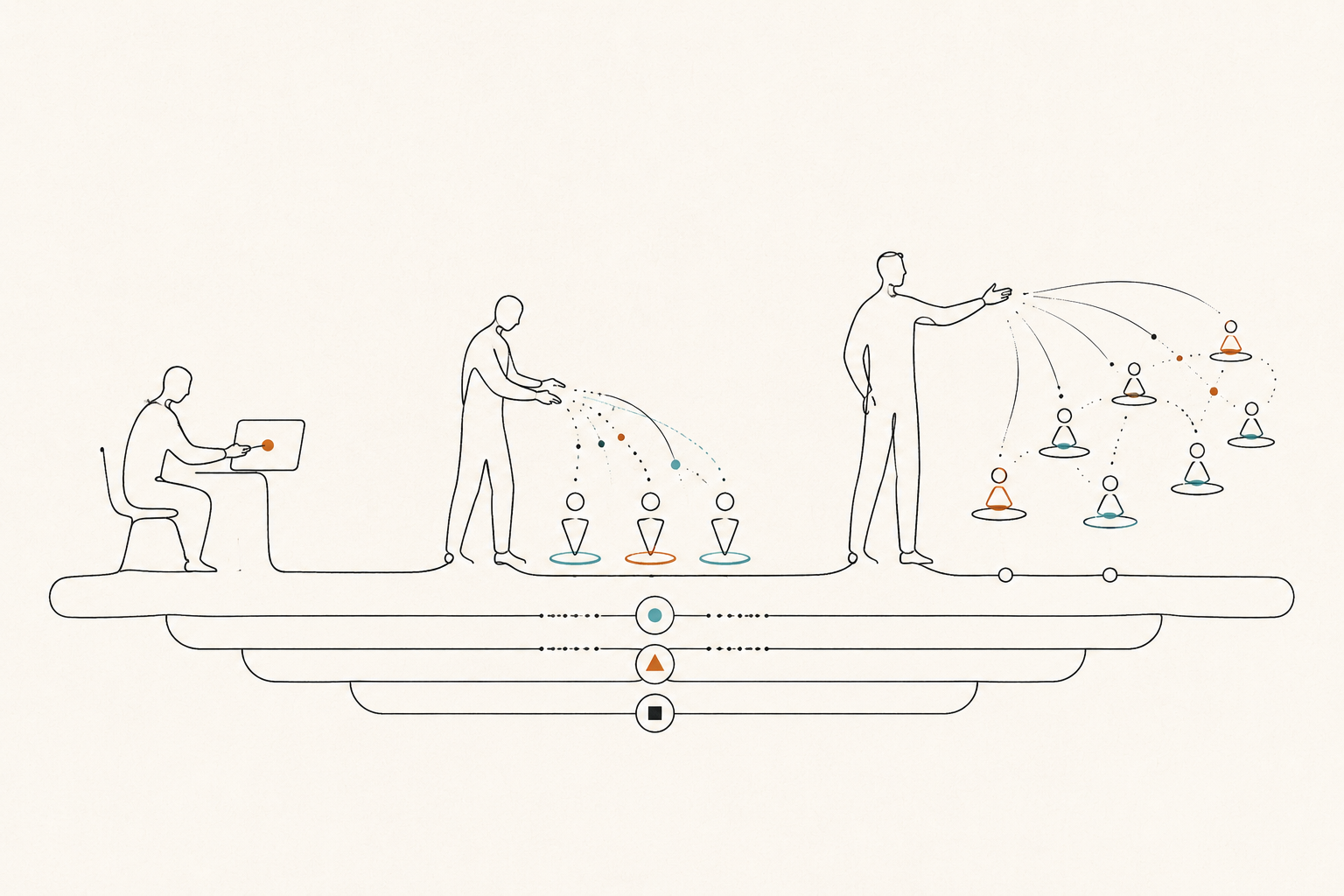 From Users to Builders to Managers — The Evolution of the Agentic Workforce